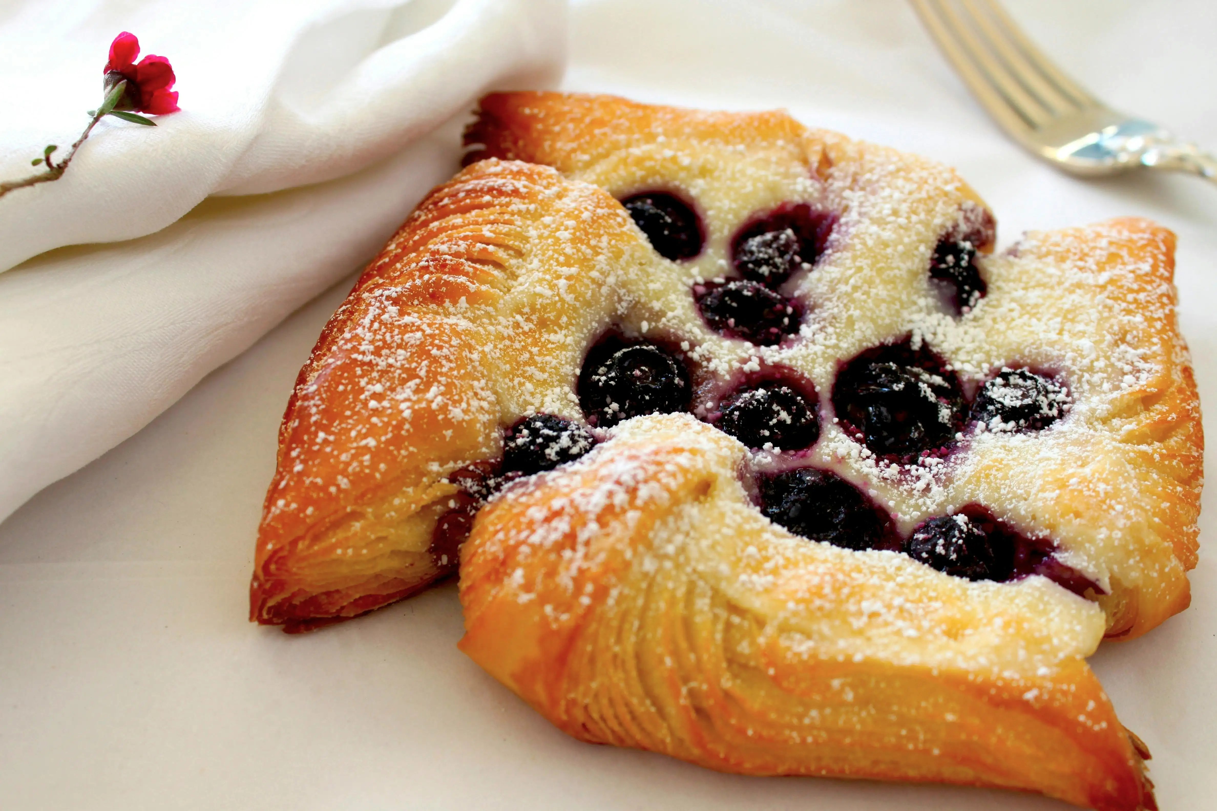 Summer berry danish