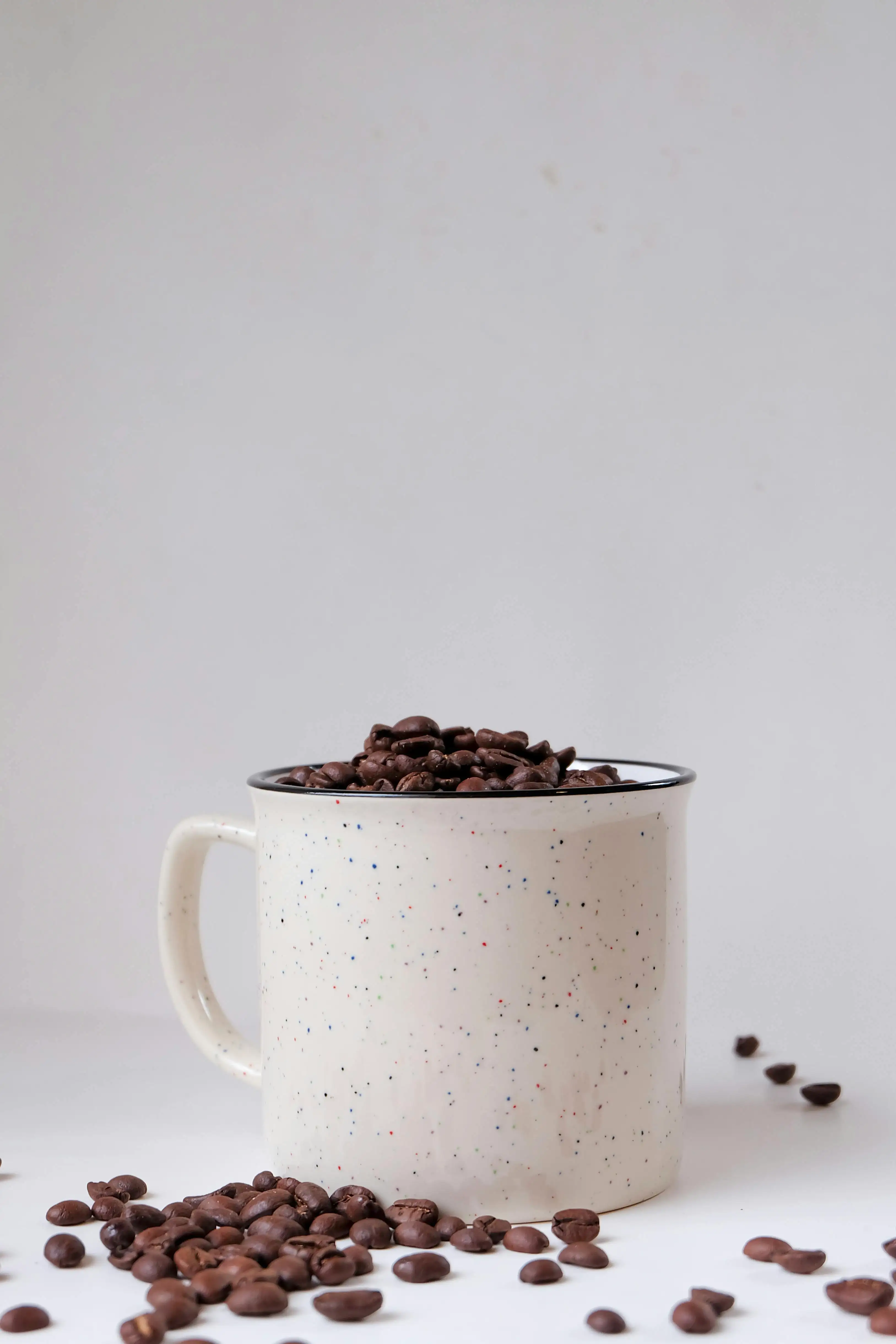 Speckled ceramic mug