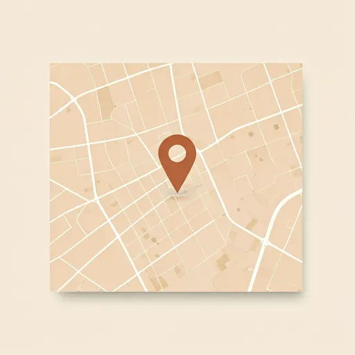 Map marking Juniper Table in downtown Richland